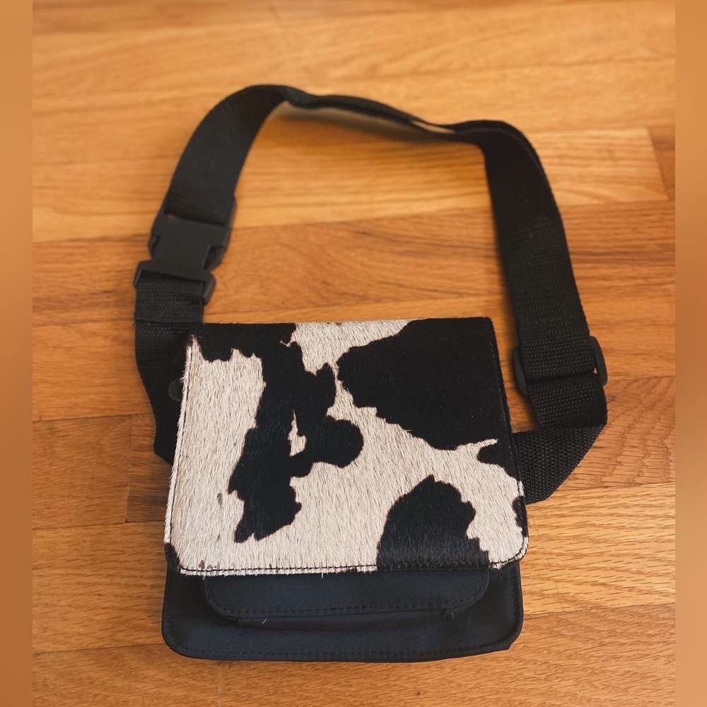 Calf skin waist bag